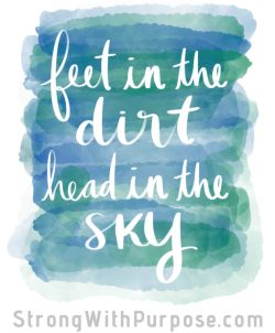 Feet in the Dirt, Head in the Sky