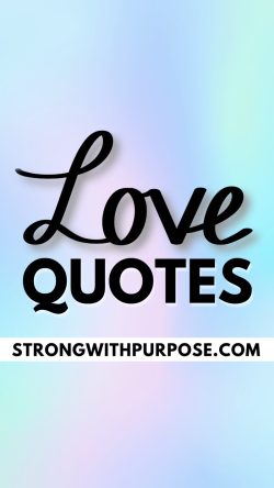 Inspirational Quote Library - Strong with Purpose